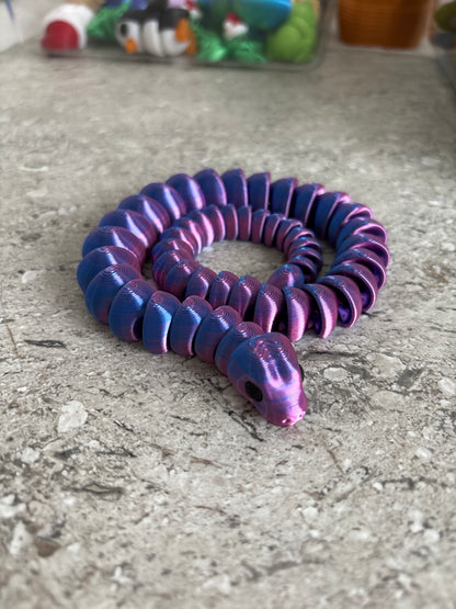 Small Snake fidget - pink