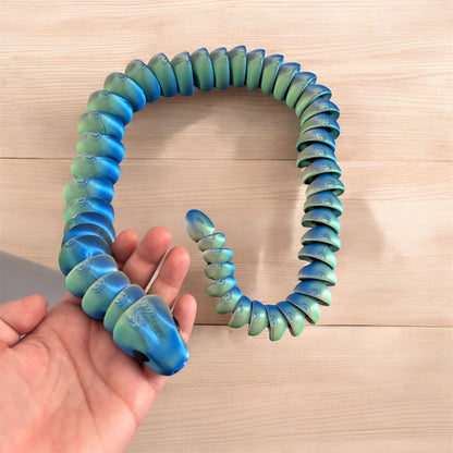 Large Snake Fidget - blue