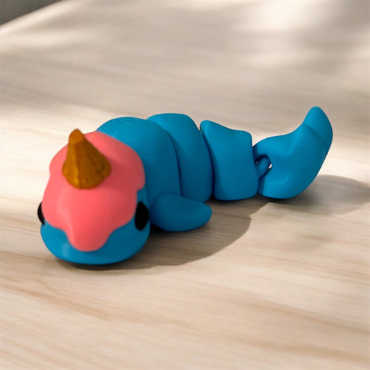 Medium Ice-cream narwhal fidget