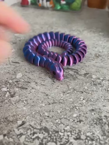 Small Snake fidget - pink